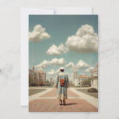 Graduate Facing Boundless Future Feiertagskarte (Vorderseite)