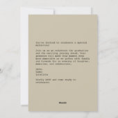 Graduate Facing Boundless Future Feiertagskarte (Rückseite)