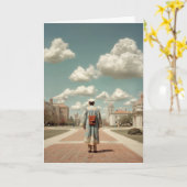 Graduate Facing Boundless Future Karte (Gelbe Blume)