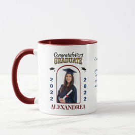 Graduate Foto Abschluss Herzlichen Glückwunsch Kaffeetasse