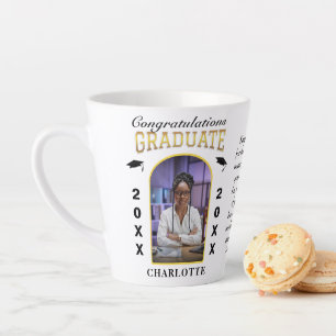 Graduate Foto Abschluss Herzlichen Glückwunsch Milchtasse