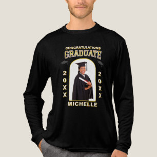 Graduate Foto Abschluss Herzlichen Glückwunsch Tri-Blend Shirt