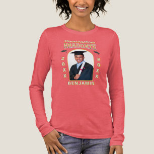 Graduate Foto Abschluss Herzlichen Glückwunsch Tri-Blend Shirt