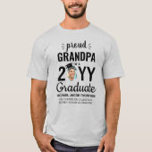 Graduate Foto Abschluss Klasse Jahr Proud Großmeis T-Shirt (Vorderseite)