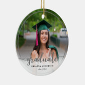 Graduate Foto Calligray Keramik Ornament (Rechts)