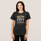 Graduate Foto Class Year Proud Mama Abschluss Tri-Blend Shirt (Vorderseite voll)