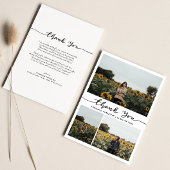 Graduate Foto Collage Danke, Script Dankeskarte