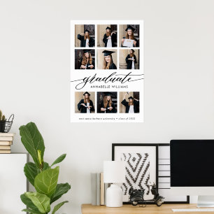Graduate Foto Collage Keepake Poster