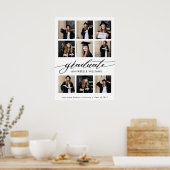 Graduate Foto Collage Keepake Poster (Küche)