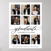 Graduate Foto Collage Keepake Poster (Vorne)