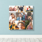 Graduate Foto Collage Memory Board Leinwanddruck (Insitu (Holzboden))