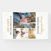 Graduate Foto Collage Moderner Abschluss 2025 Banner (Horizontal)