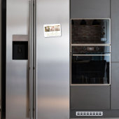 Graduate Foto Collage Modernes Minimalistisches Go Magnet