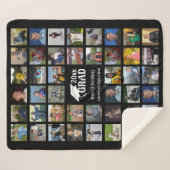 Graduate Foto Collage Name School Sherpadecke (Vorderseite (Horizontal))