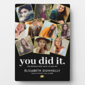 Graduate Foto Collage Plaque Fotoplatte (Vorderseite)