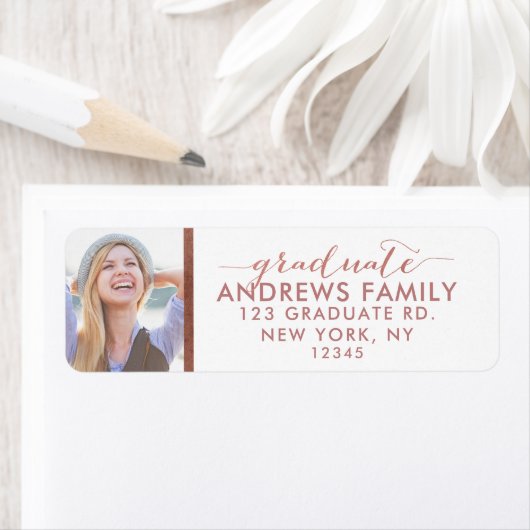 Graduate Foto Custom Rose Gold (Insitu)