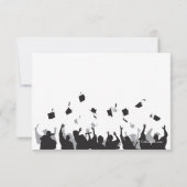 Graduate Foto Dankeschön Karte (Rückseite)