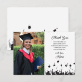 Graduate Foto Dankeschön Karte (Vorne/Hinten)
