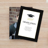 Graduate Foto Einfach Minimalistischer klassischer Einladung