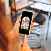 Graduate Foto Einfach Stilvolle Schwarz-Gold-Arch Einladung