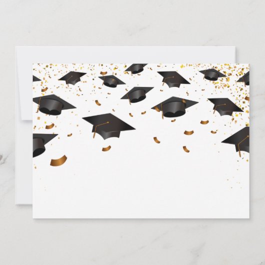 Graduate Foto Einladung (Rückseite)