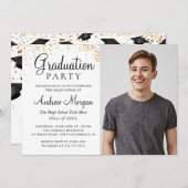 Graduate Foto Einladung (Vorne/Hinten)