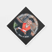 Graduate Foto Elegant Graduate Stilvoll nach Maß Serviette (Ecke)