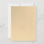 Graduate Foto | Gold Script Eleganter Abschluss Ankündigung (Rückseite)