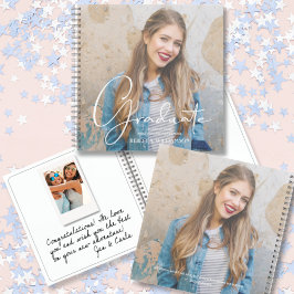 Graduate Foto Guest Book Keepake Notizblock