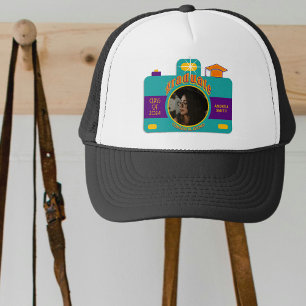 Graduate Foto Lens Personalisiert Vintag farbig Truckerkappe