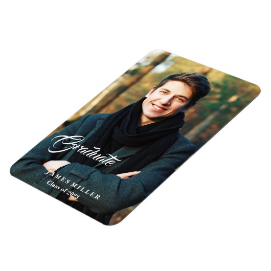 Graduate Foto Magnet (Linke Seite)