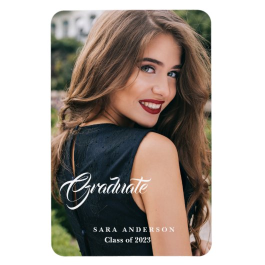 Graduate Foto Magnet (Vertikal)