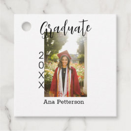 Graduate Foto Moderne Klassik hinzufügen Jahrname  Geschenkanhänger