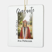 Graduate Foto Moderne Klassik hinzufügen Jahrname Keramikornament (Links)