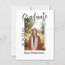 Graduate Foto Moderne Klassik hinzufügen Jahrname  Postkarte