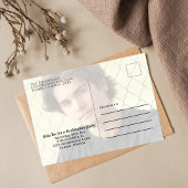 Graduate Foto Moderne, trendige Zeitung Postkarte