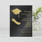 Graduate Foto Party Einladung (Stehend Vorderseite)