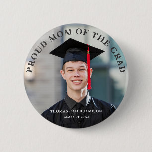 Graduate Foto Proud Mama des Grad Button