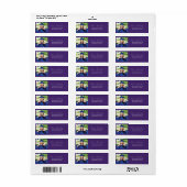 Graduate Foto Script Moderne Rücksendeadresse (Vorne)