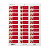 Graduate Foto Script-Rücksendeadresse (Vorne)