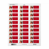 Graduate Foto Script-Rücksendeadresse (Vorne)