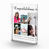 Graduate-FotoCollage und Typografie mit Name Fotoblock (Rechts)