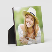 Graduate Frameless Foto Tabletop Easel Zurück Fotoplatte (Vorderseite)