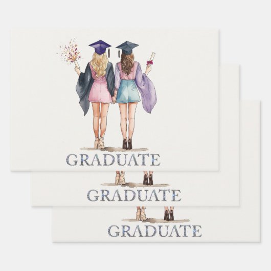 Graduate Friends Geschenkpapier Set (Set)