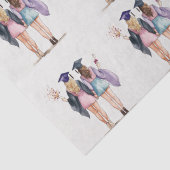 Graduate Friends Seidenpapier (Detail)