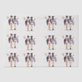 Graduate Friends Seidenpapier