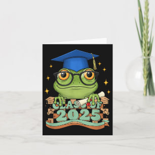 Graduate Frog Cl von 2025 Kids Mens Weimen Graduat Karte