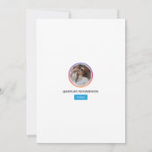 Graduate Fun Instagram Social Media Grad Party Einladung (Rückseite)