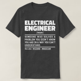 Graduate für Elektroingenieur Noun Cool Engineerin T-Shirt