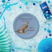 Graduate Future Determined Hawk Foto Abschluss Pappteller (Party)